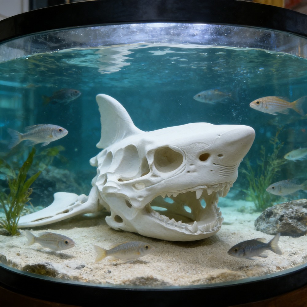 3D Printing Shark Skull Skelet - Aquarium Fish Diseases recension och pris