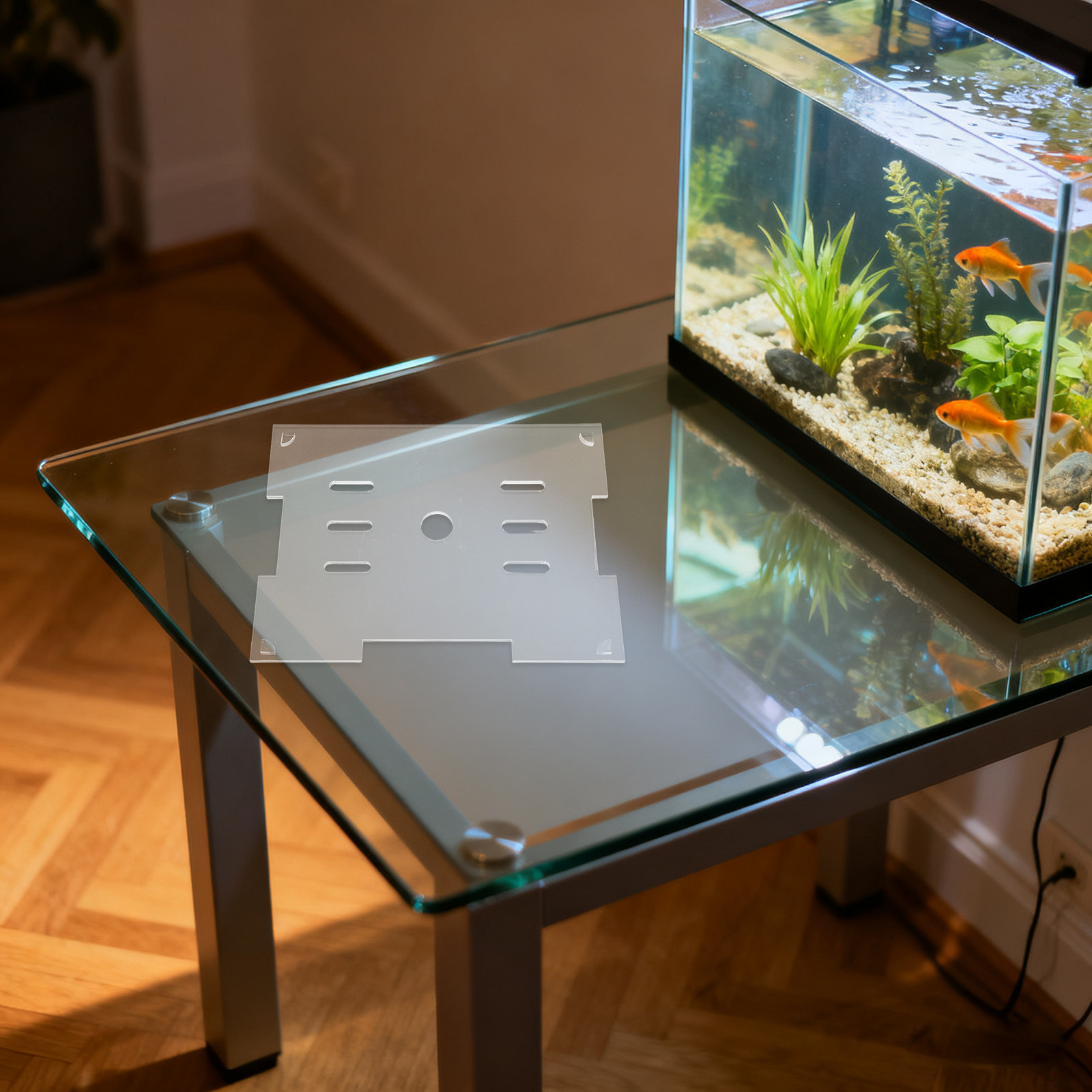 Transparent Acrylic Aquarium L - Aquarium Fish Jumping recension och pris