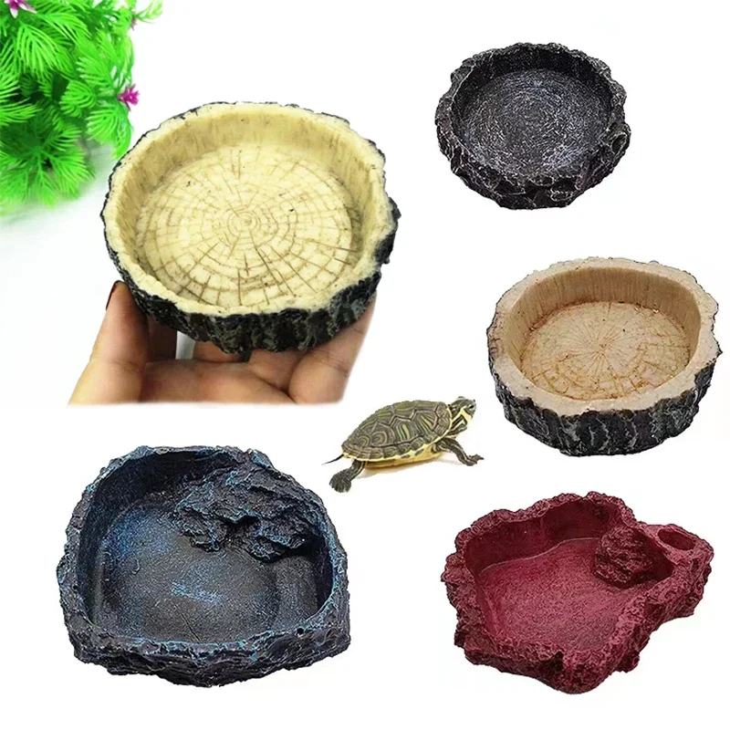 Pet Reptile Feeder Bowl Resin  - Aquarium Fish Price recension och pris