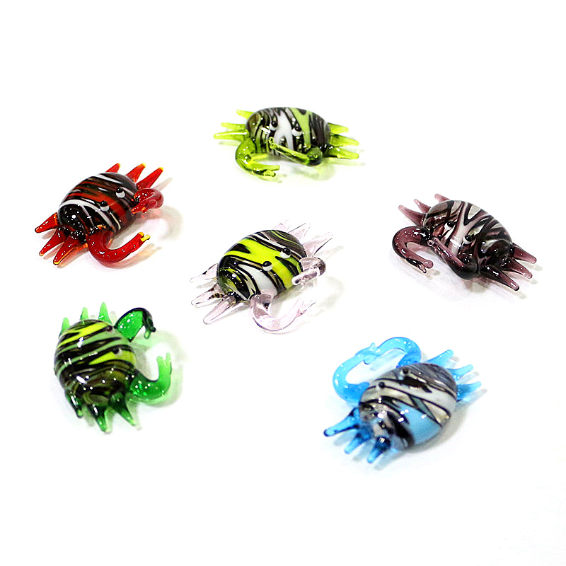 Handmade Cute Mini Glass Crab  - Aquarium Mini Fish recension och pris