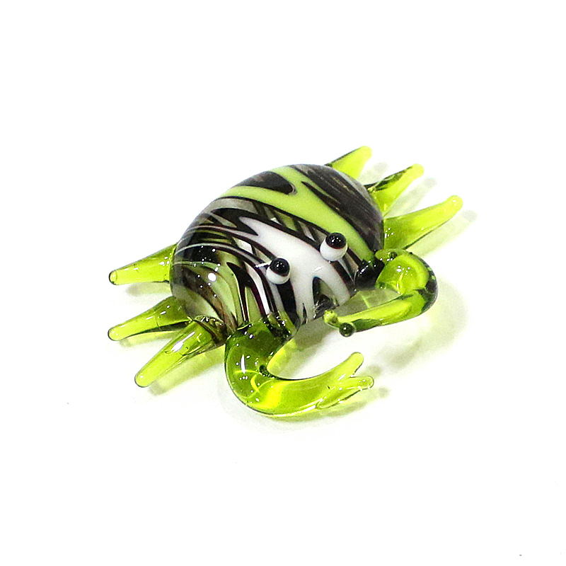 Handmade Cute Mini Glass Crab  - Aquarium Mini Fish recension och pris