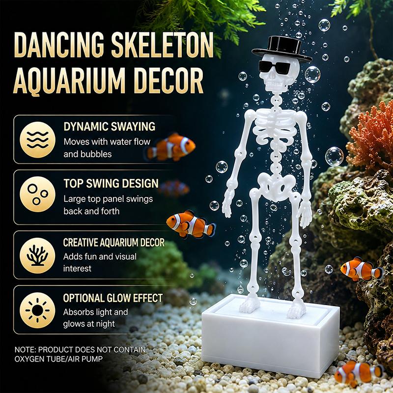 Funny Dancing Skeleton Aquariu - Aquarium Fish Diseases recension och pris