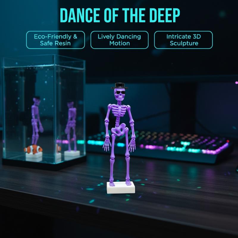 Funny Dancing Skeleton Aquariu - Aquarium Fish Diseases recension och pris