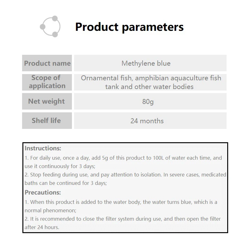 Methylene Blue Ornamental Fish - Aquarium Fish Diseases recension och pris